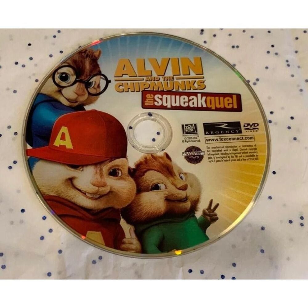 Alvin and the chipmunks the Squeakquel brand new DVD